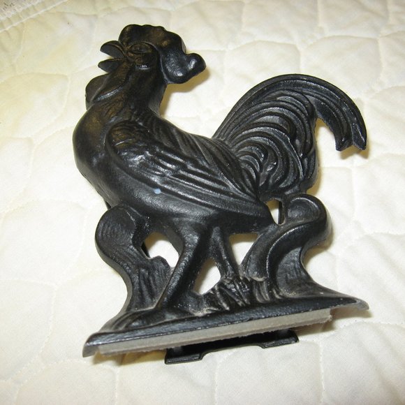 wrought iron metal rooster napkin holder - Picture 15 of 15
